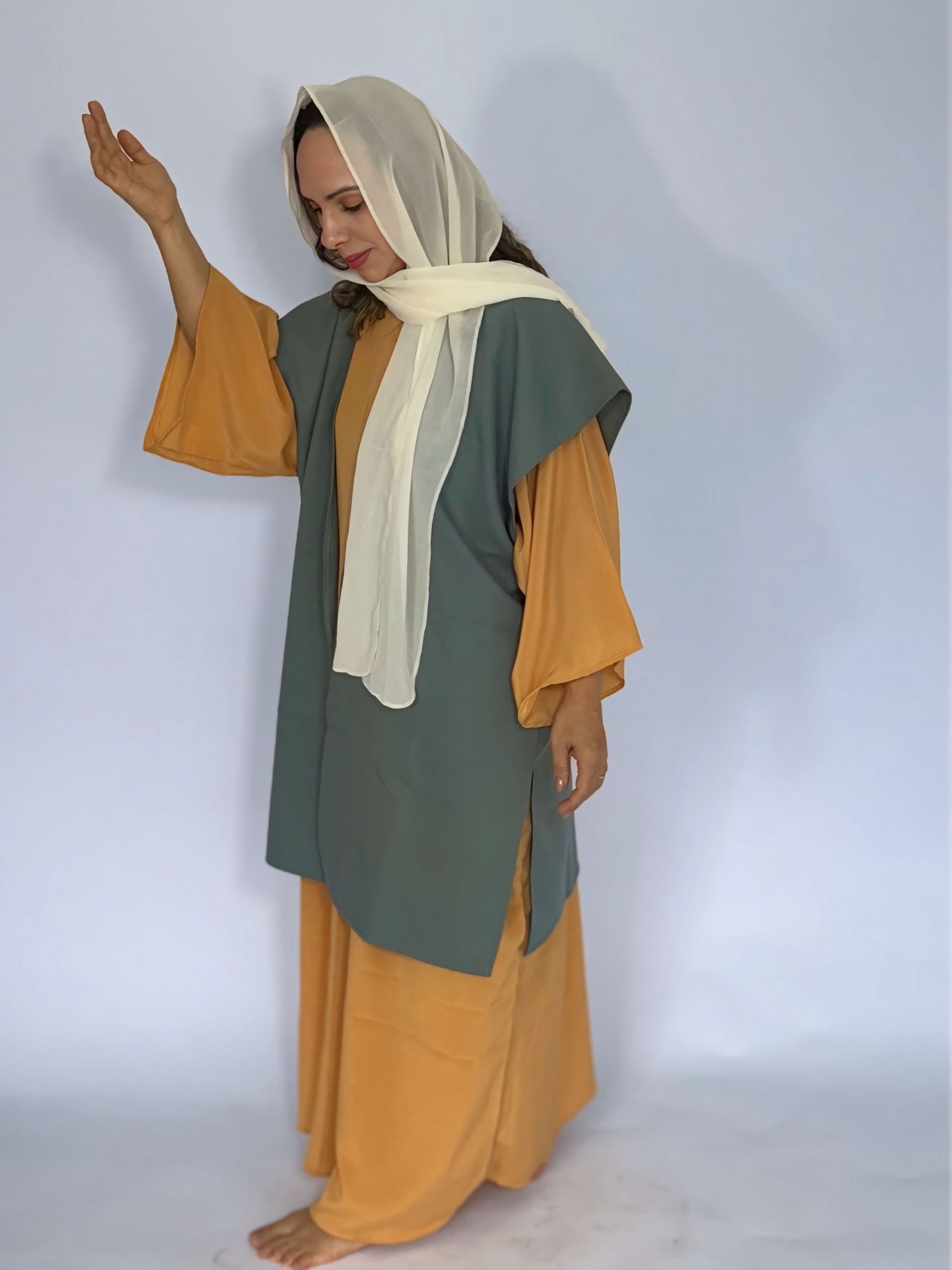 Comprar Fantasia Roupa de para Teatro Biblico Mulher da Bíblia - a ...