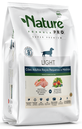 Ração Nature Formula Pro Light para Cães Adultos de Raças Pequenas e ...