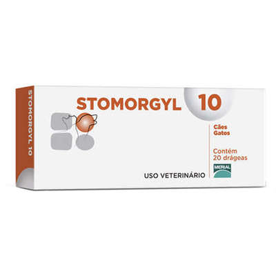 Stomigas Antibiótico Stomorgyl 10 da Boehringer Ingelheim - 20 Comprimidos - a ...