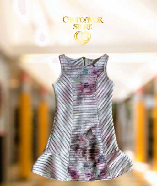 Comprar Vestido Teen Gabriela Aquarela Campoamor Store Desde