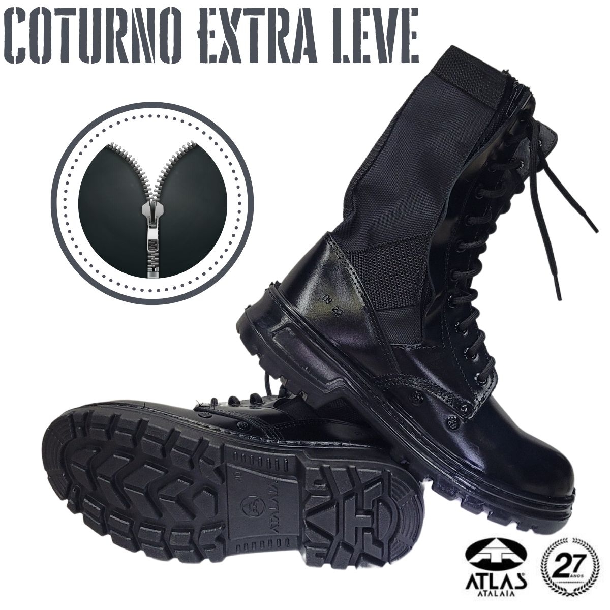 Coturno Tático Coturno Branco Militar Coturno Atalaia Tático