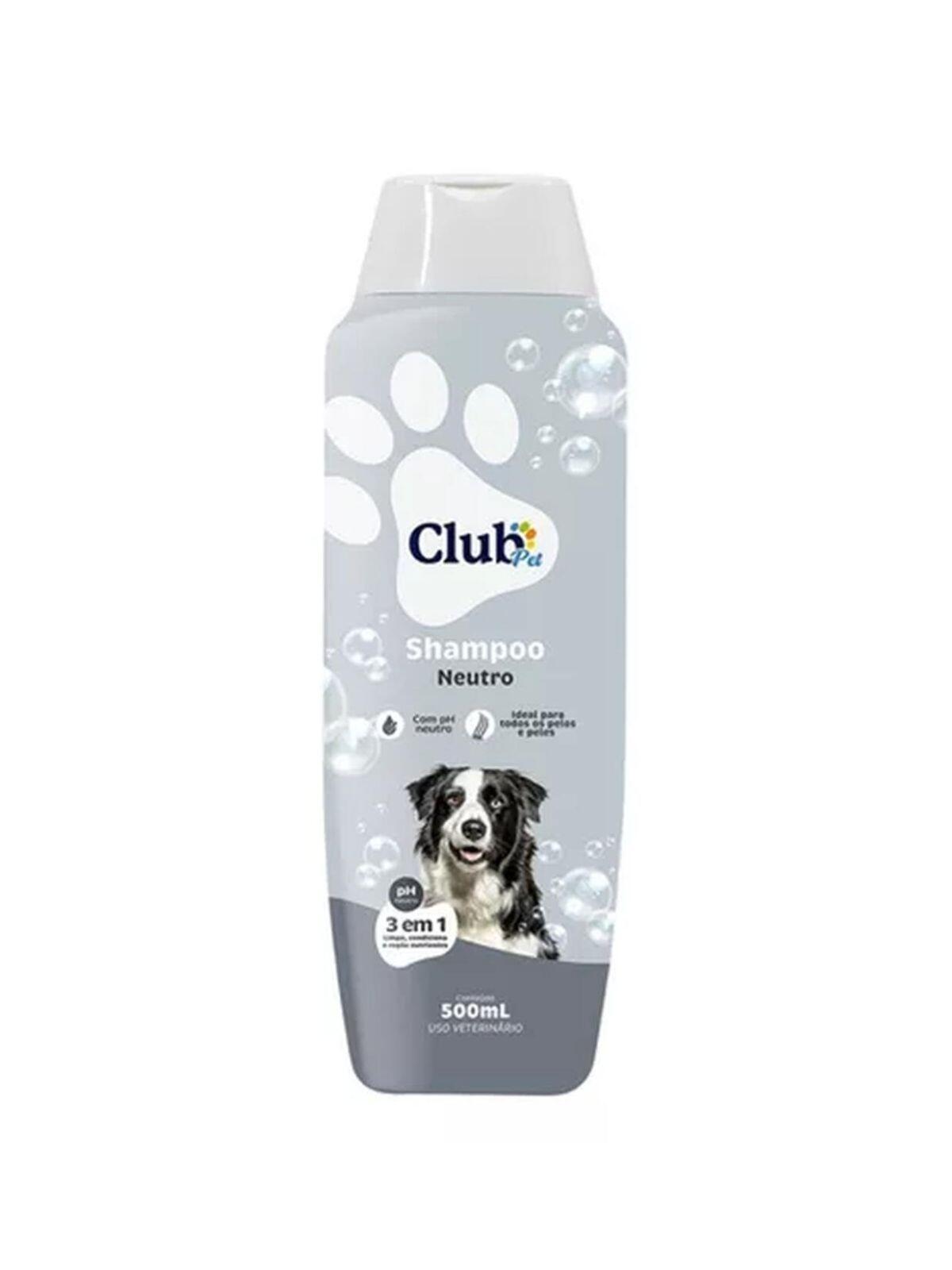 Shampoo Neutro Pet Society - Ideal Para Cães E Gatos De Todos Os Tipos De Pelagem