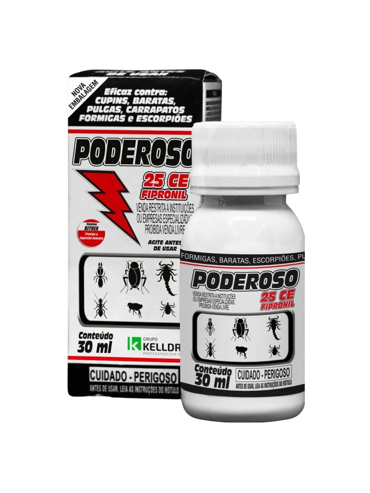 Comprar Inseticida Kelldrin Fipronil Poderoso 25ce Mata Escorpião - 30ml - R$17,50 - 123Pet Indaiatuba - A maior rede de Pet Shop's da cidade