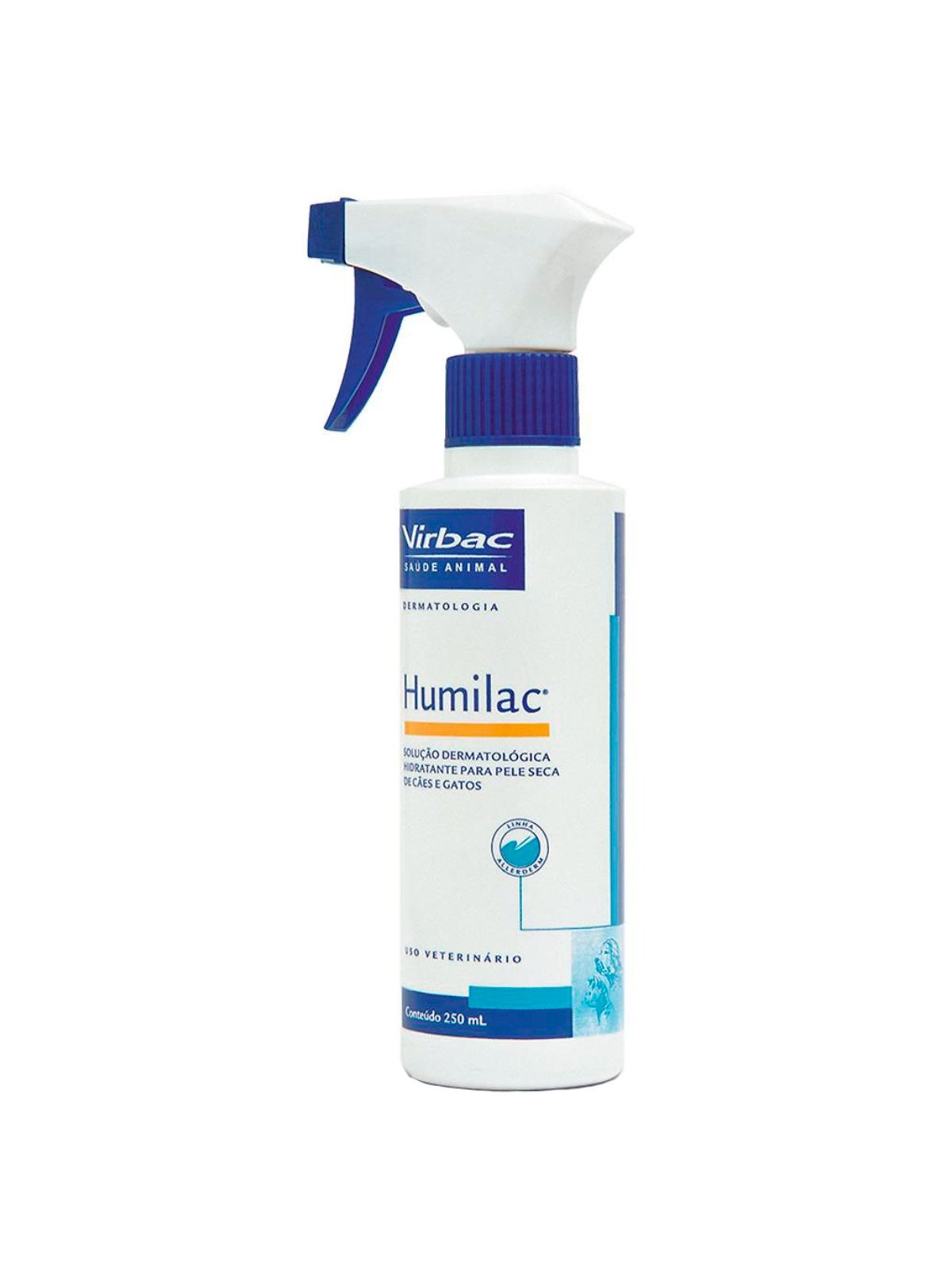 Humilac Spray Hidratante Virbac Humilac Spray para Cães e Gatos - 250 ml - R$209,99