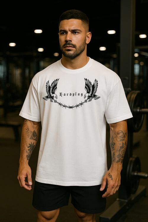 Comprar Camiseta Oversized Hardplay Wire Eagles Branca - a partir