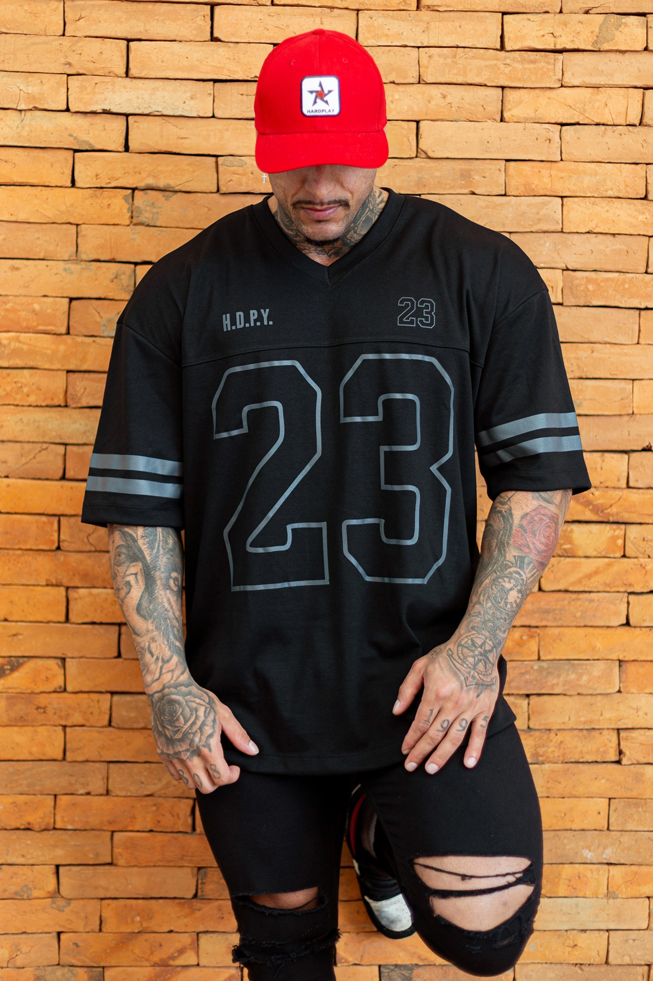 Comprar Camiseta American Football 23 Preta (Malhão 230g/m²) - a