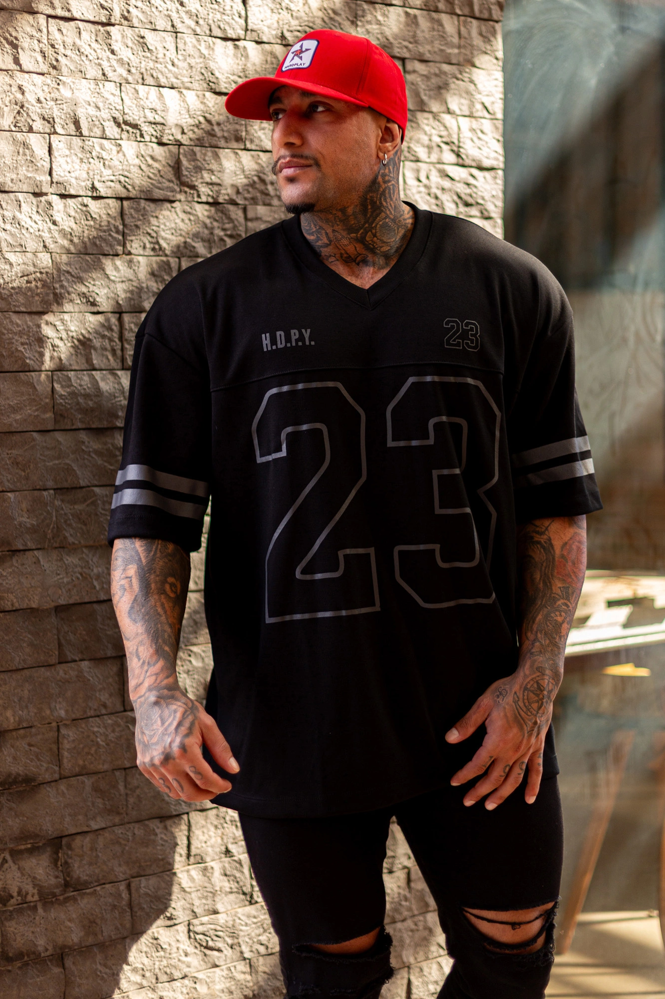 Comprar Camiseta American Football 23 Preta (Malhão 230g/m²) - a
