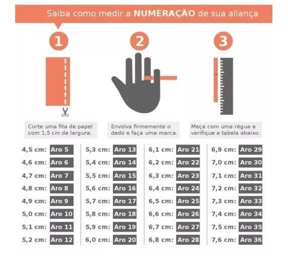 Como medir o tamanho do dedo para aliança
