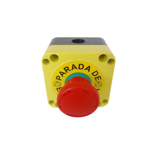 Botoeira Emergência CX AM Sobrepor C/Botão VM 40MM - a partir de R