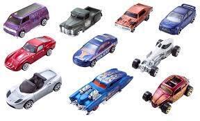 Comprar HOT WHEELS PACOTE 10 CARROS MATTEL 54886 - R$179,99