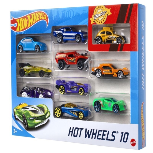 Comprar HOT WHEELS PACOTE 10 CARROS MATTEL 54886 - R$169,99