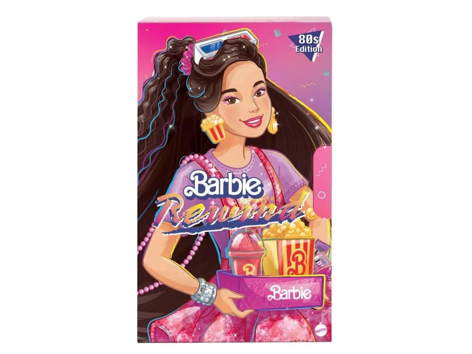 Barniesです Boneca Barbie Rewind Noite De Cinema Anos 80 Mattel - HJX18 - R$349,99