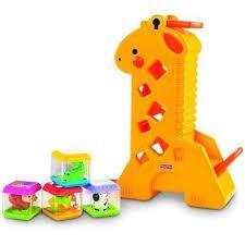 Girafa Brilhos Luminosos Fisher-Price - Brinquedo Infantil Mattel