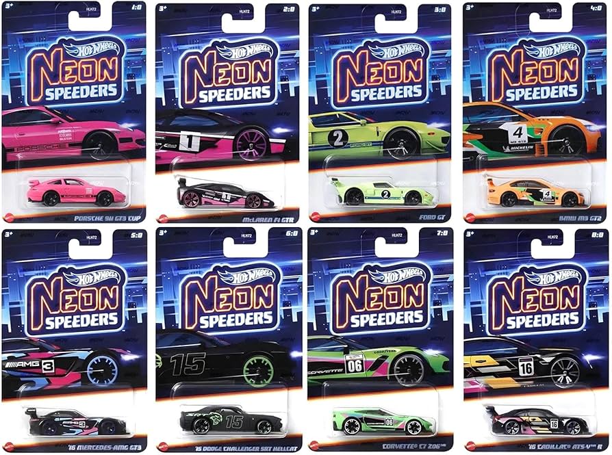 Comprar HOT WHEELS NEON SPEEDERS SORTIDO HLH72 MATTEL UNIDADE
