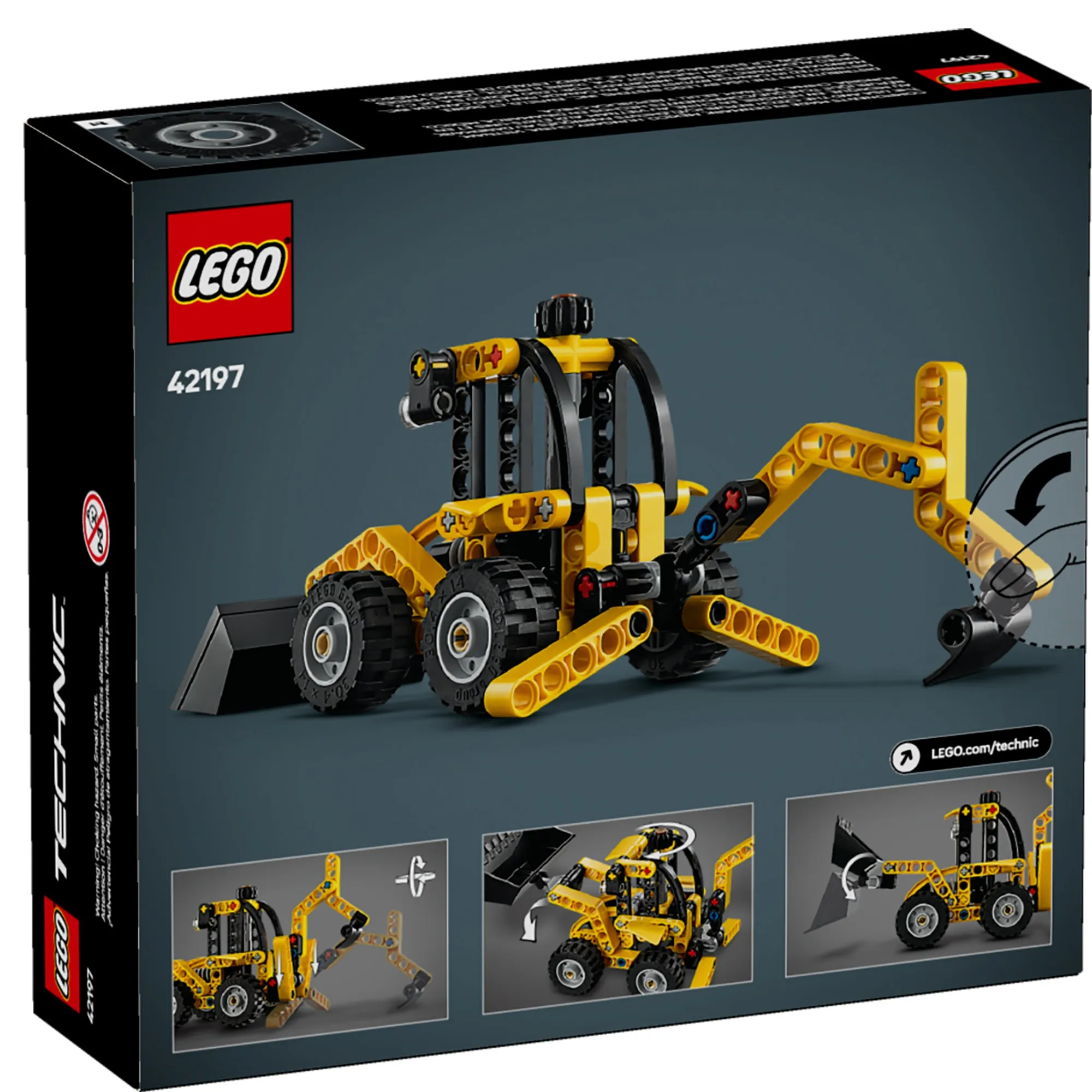 ⑨ Comprar Technic - Retroescavadeira 42197 LEGO