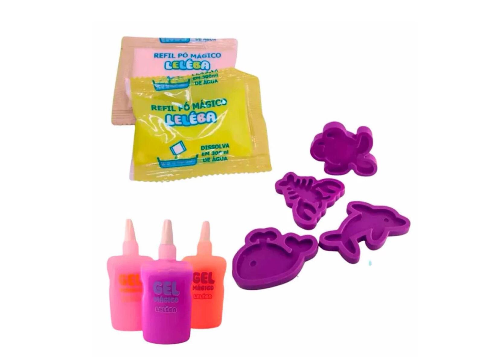 Gel Mágico Leléba Colorida Fundo do Mar Doce Brinquedo - R$49,99