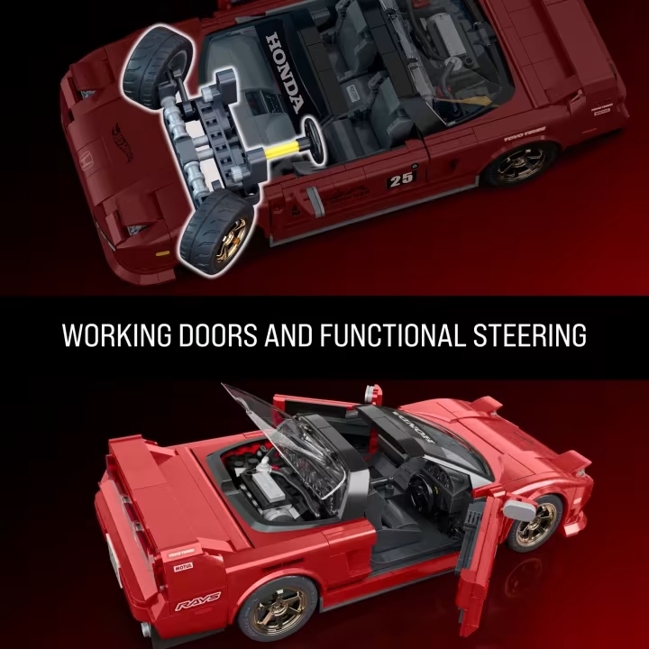 Mattel Brick Shop Hot Wheels Construção Elite Acura NSX - R$599,99