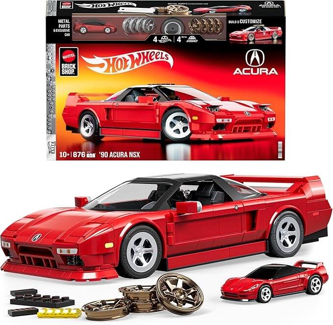 Mattel Brick Shop Hot Wheels Construção Elite Acura NSX - R$599,99