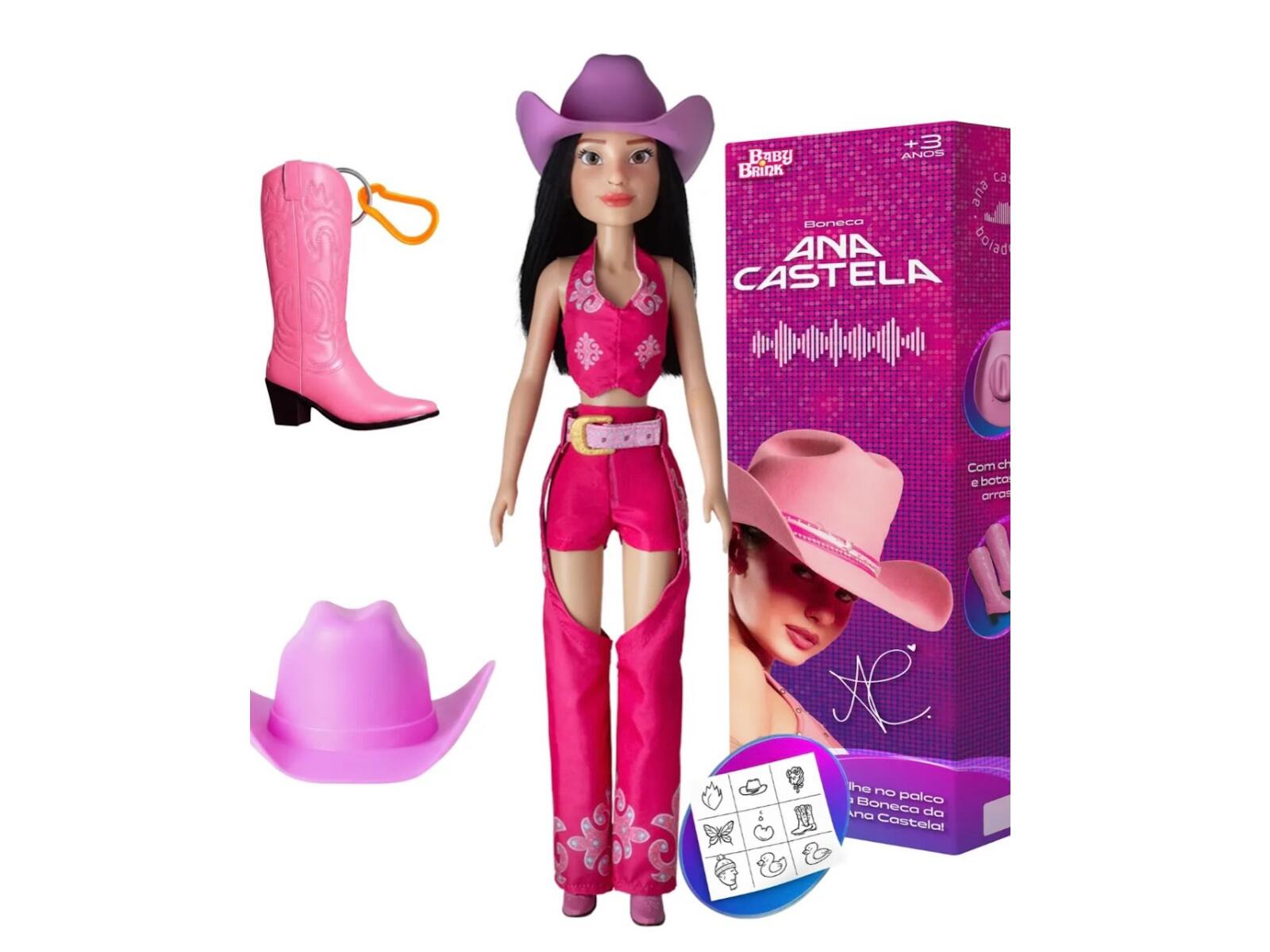 Boneca Ana Castela Baby Brink - 1290 - R$269,99