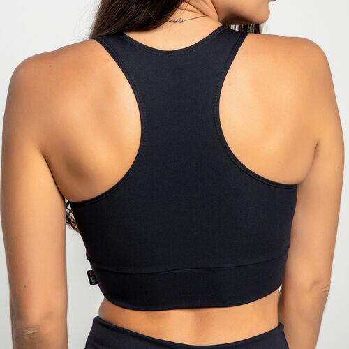 TOP NADADOR COM PROTEÇÃO UV 50+ EMANA® PRETO