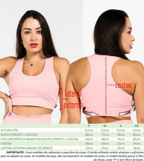 TOP NADADOR COM PROTEÇÃO UV 50+ EMANA® ROSA MATELASSÊ