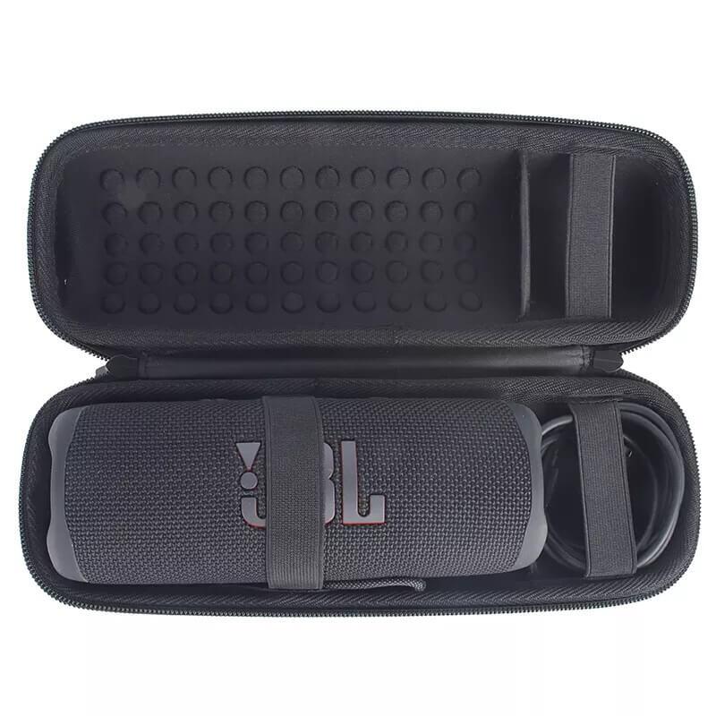 Custodia Rigida RAIACE Per JBL Flip 6 E Flip 5 – Protettiva, Antiurto Con Maniglia, Colore Nero