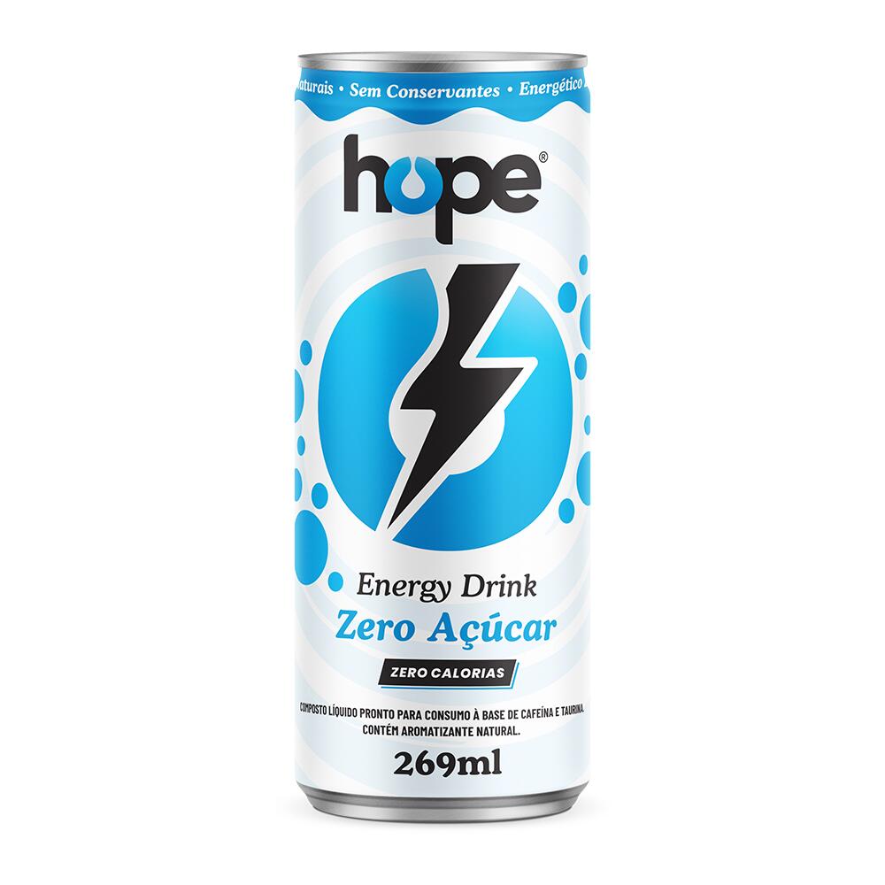 Comprar Energy Drink Zero Açúcar Hope 269ml - 6 Unidades - a