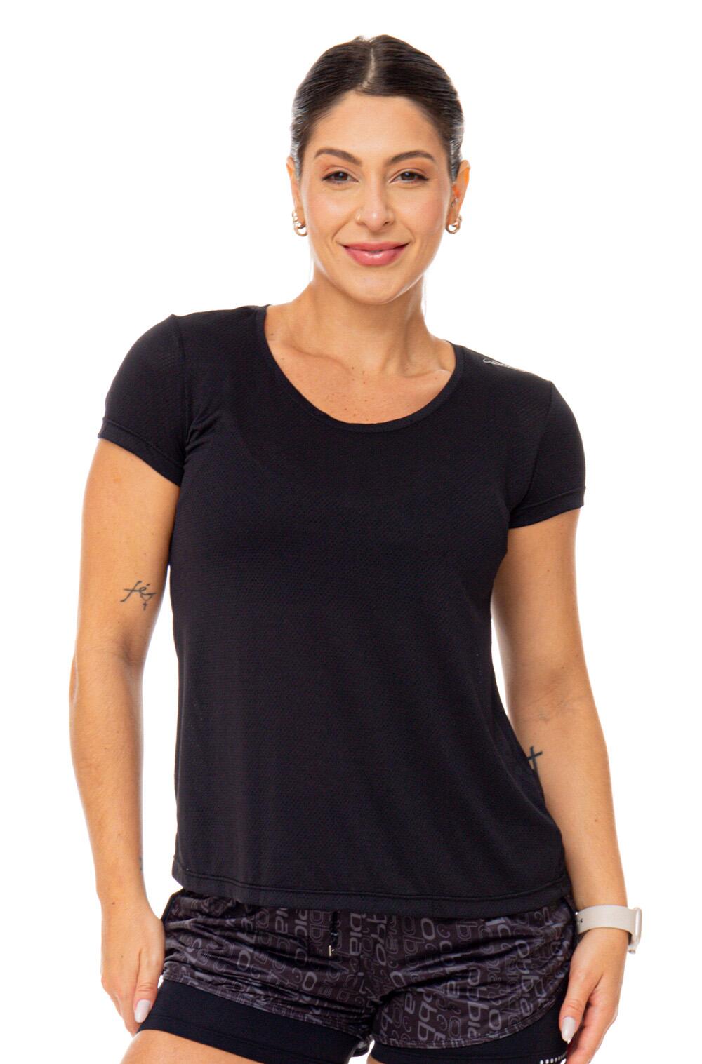 T-Shirt Baby Look Feminina OBBIA Dry Fit