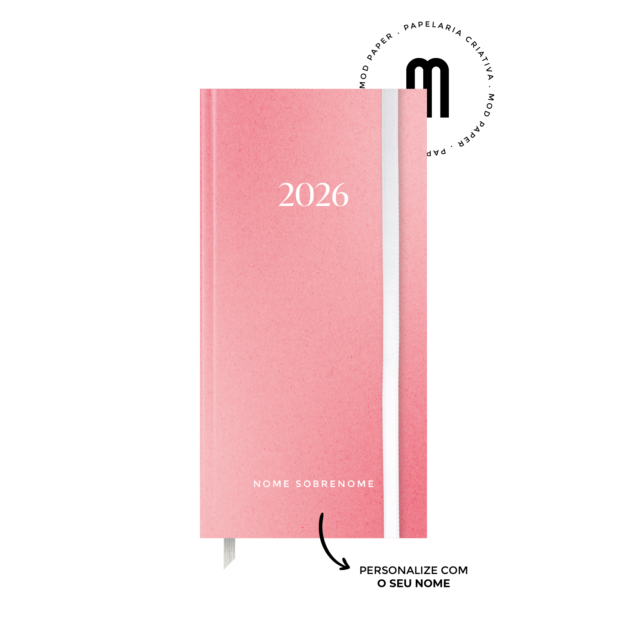 Comprar Planner Wallet Não Datado - Rosa - a partir de R$113,90