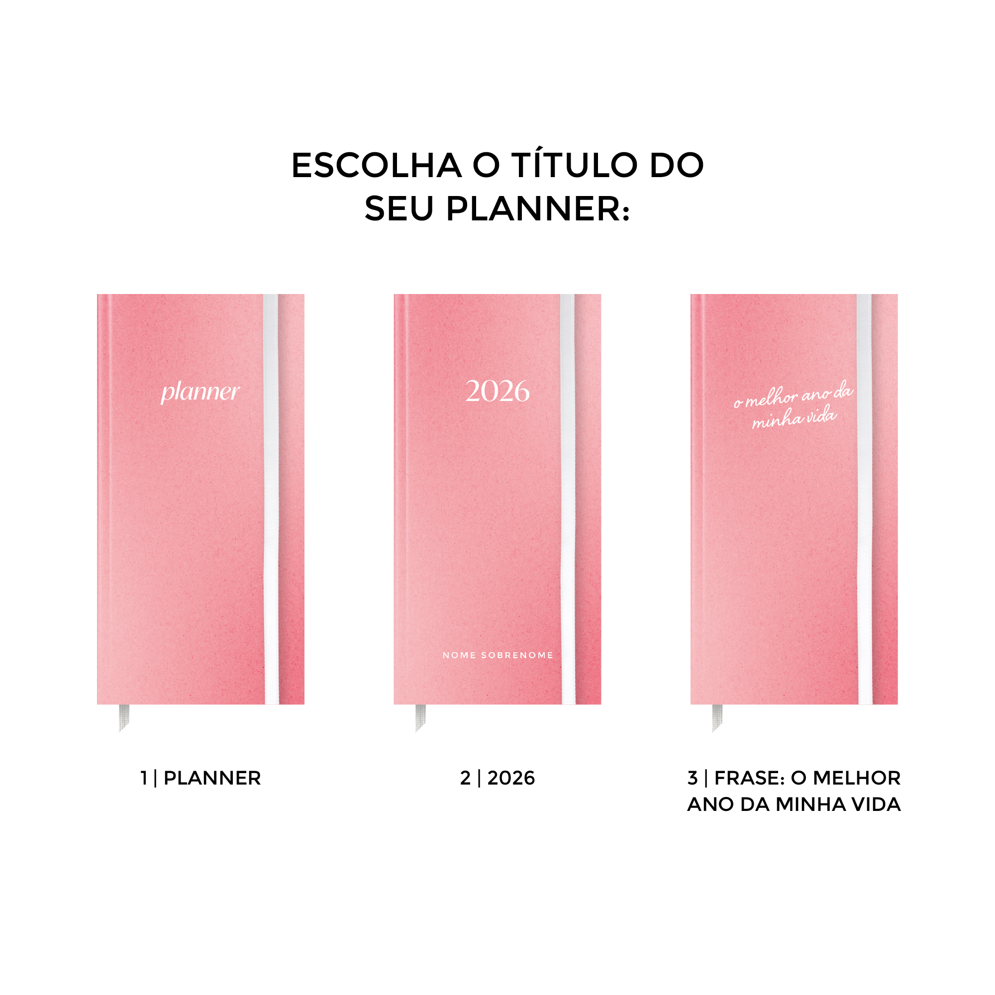 Comprar Planner Wallet Não Datado - Rosa - a partir de R$113,90