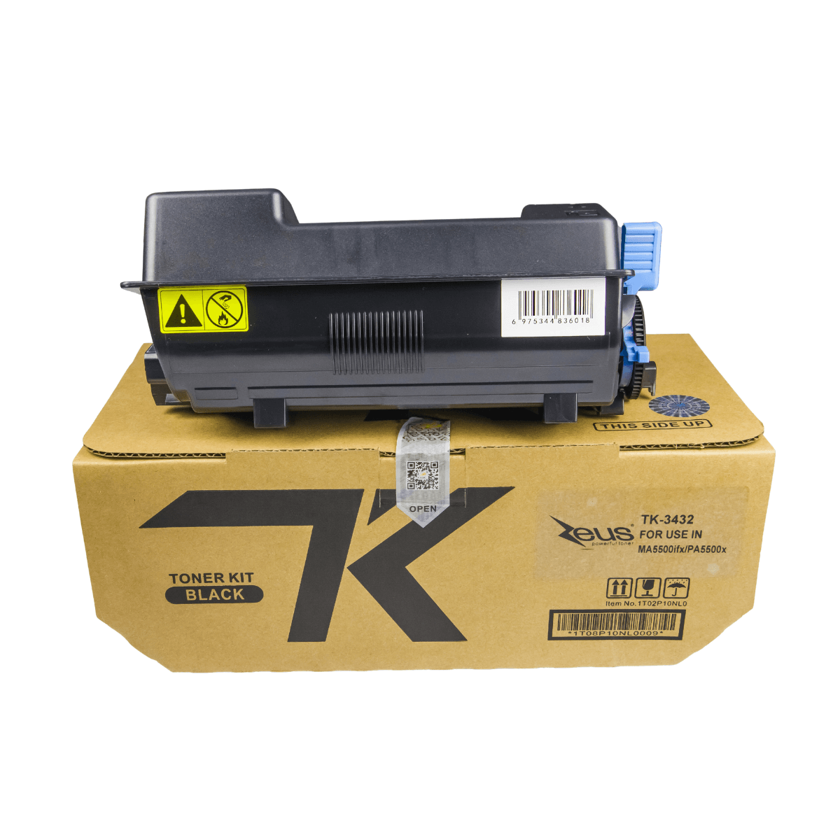 Toner Zeus TK3432 X Para MA5500 PA5500 Preto C Chip 25K - a partir