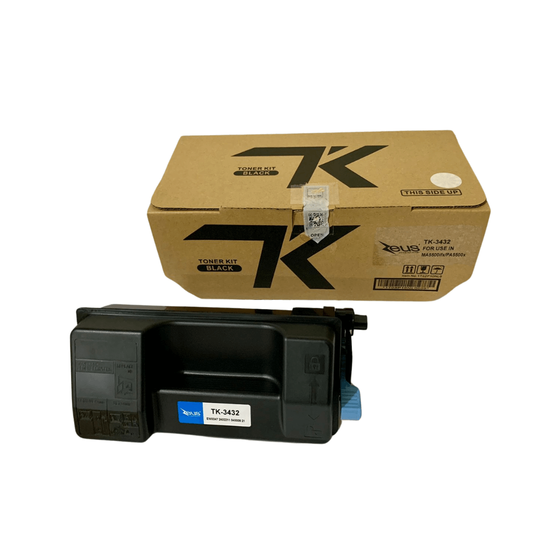 Toner Zeus TK3432 X Para MA5500 PA5500 Preto C Chip 25K - a partir