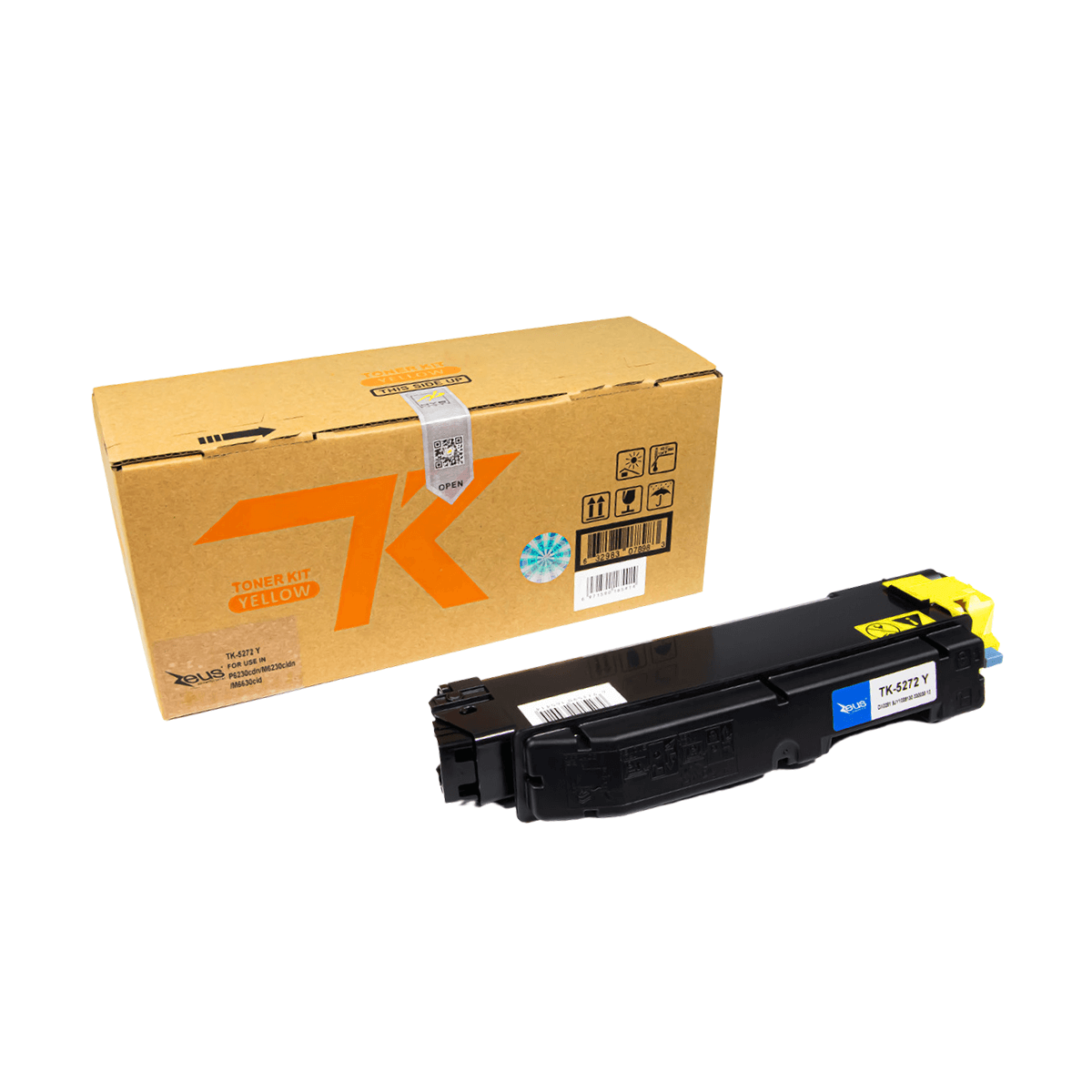 Toner Zeus Para Kyocera TK5272 Amarelo C/ Chip 6k - a partir de R