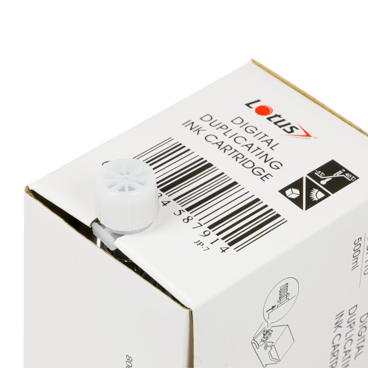 Tinta preta para uso em duplicadores Ricoh modelos: JP730, JP735