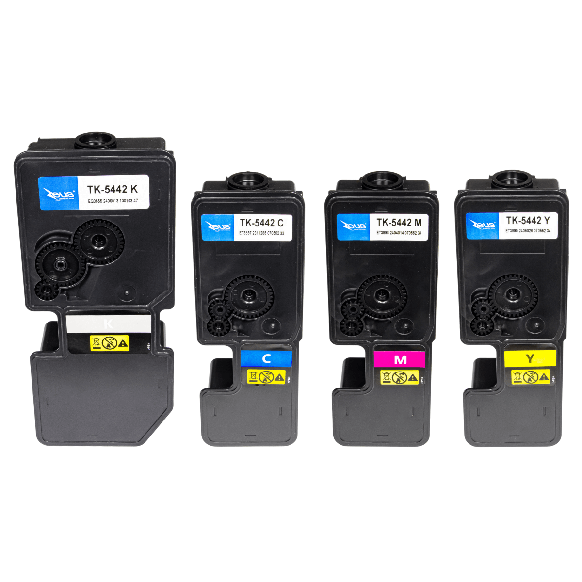 rakkyo Comprar Kit 4 Cartuchos de Toner P/ Kyocera TK5442 CMYK C/ Chip