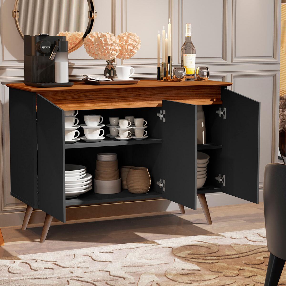 Comprar Aparador Buffet Encanto 3 Portas Retrô - a partir de R$350,11