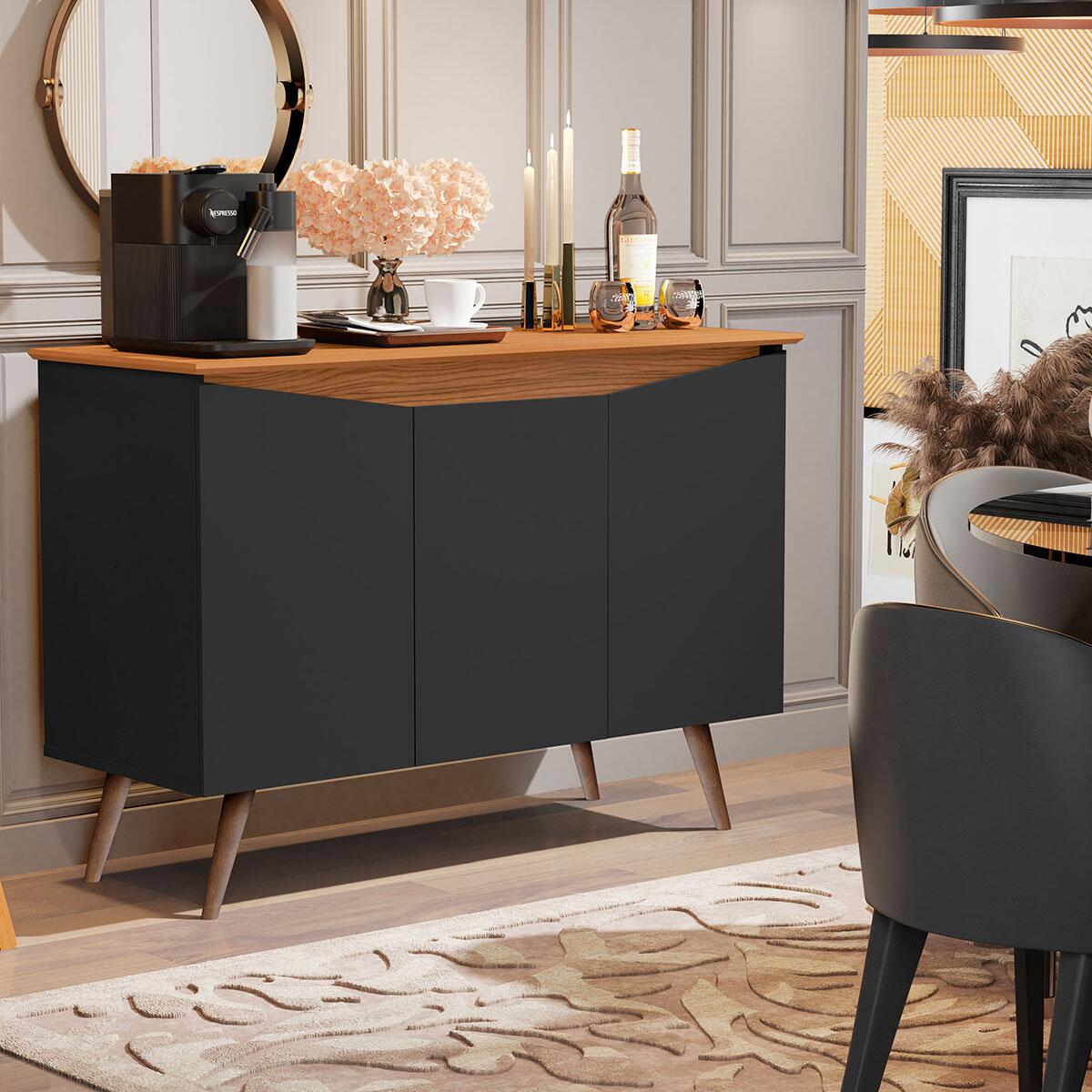 Comprar Aparador Buffet Encanto 3 Portas Retrô - a partir de R$350,11