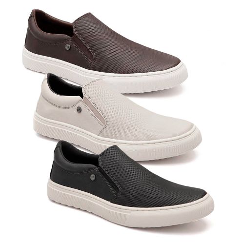Comprar Kit Pares Tenis Slip On Masculino Summer Casual Off