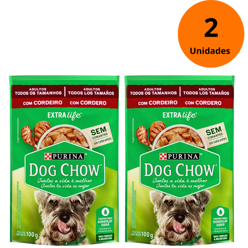 Dog Chow Sachê Para Cães Adultos 2 Unidades 200 g - a partir de R$5,19