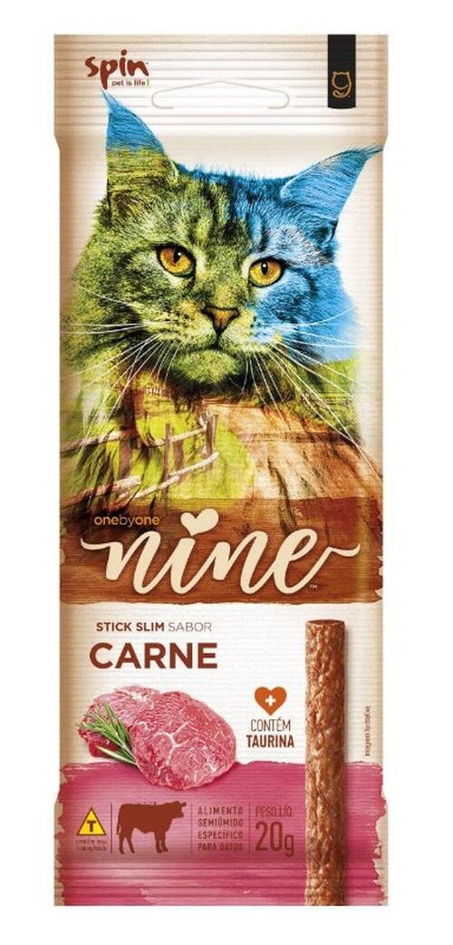 Stick NINE CAT Spin Pet - 20g - Salmão - a partir de R$5,72