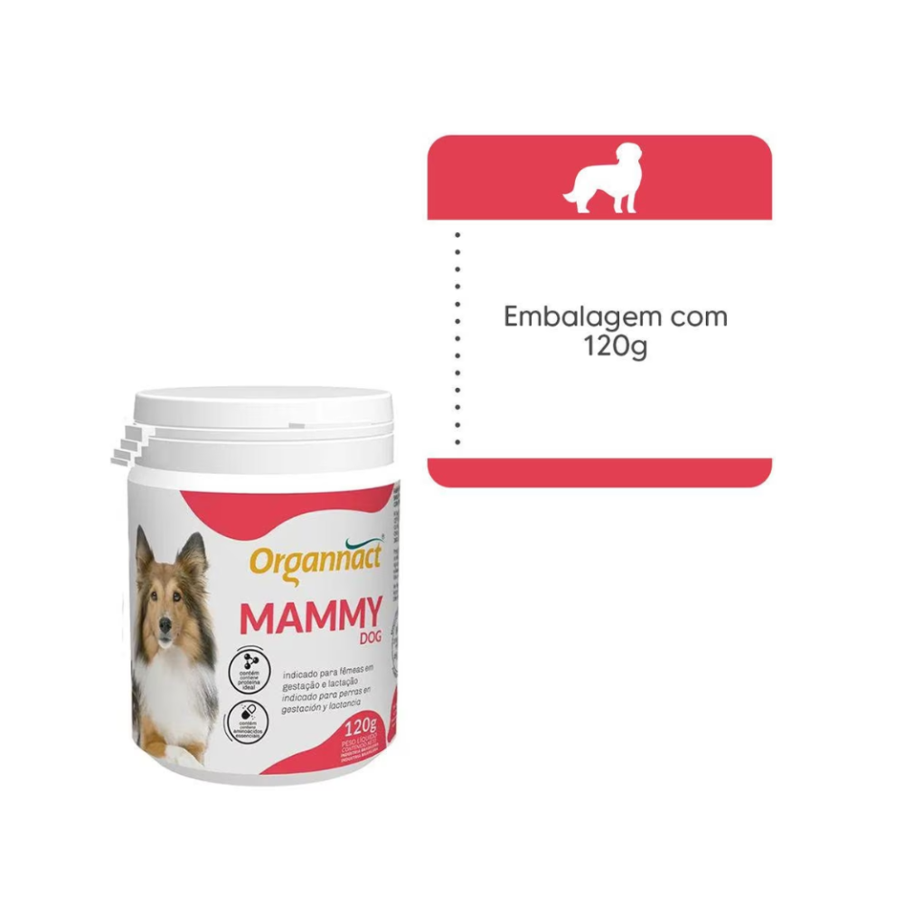 ドッグフード mami Mammy Dog 120g Suplemento Vitaminico Femea Prenhe - a partir de R