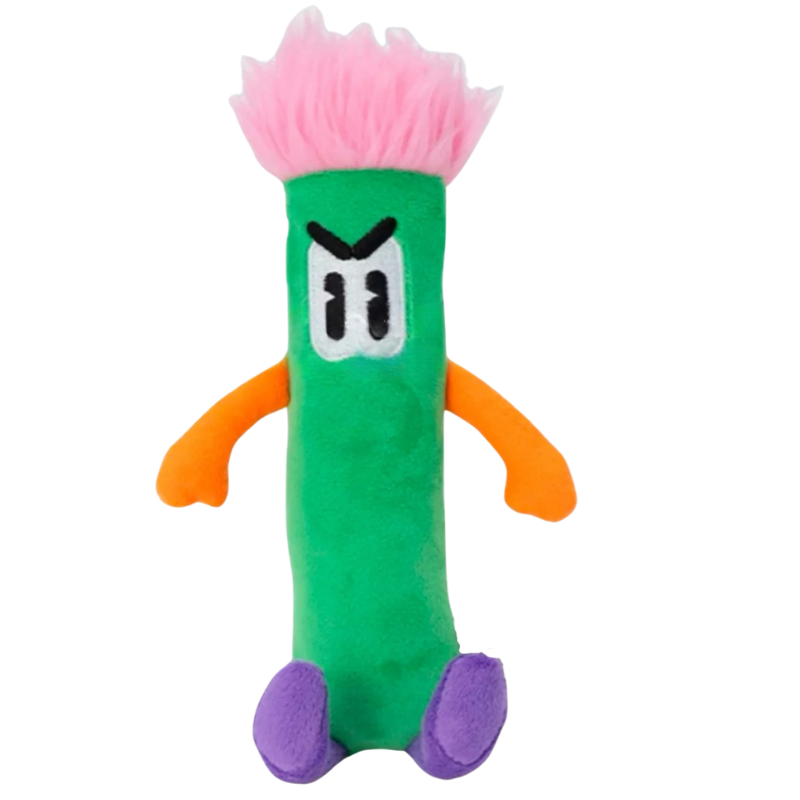 Brinquedo Q Monster Stickman Pelúcia com Catnip Verde - a partir