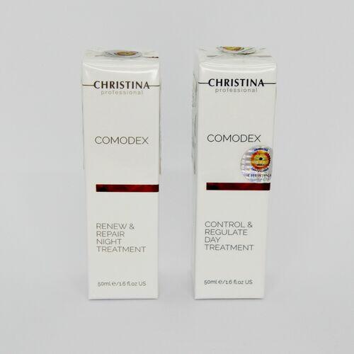 Combo - Comodex - Control & Regulate Day + Renew & Repair Night Treatment - Home Care