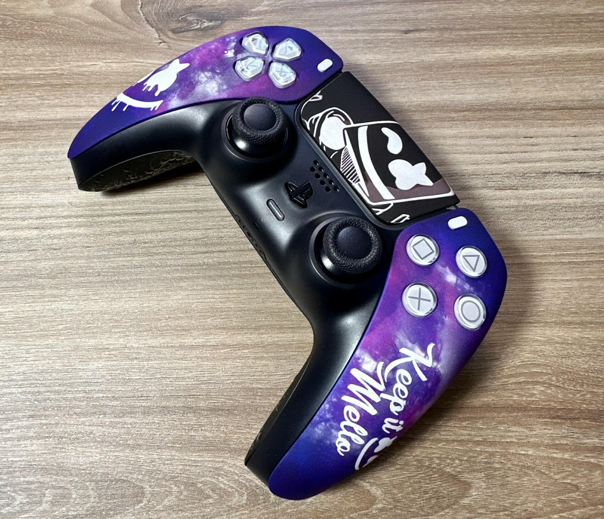 Comprar Controle Dualsense Ps5 Personalizado Marshmallow C/Paddles ...