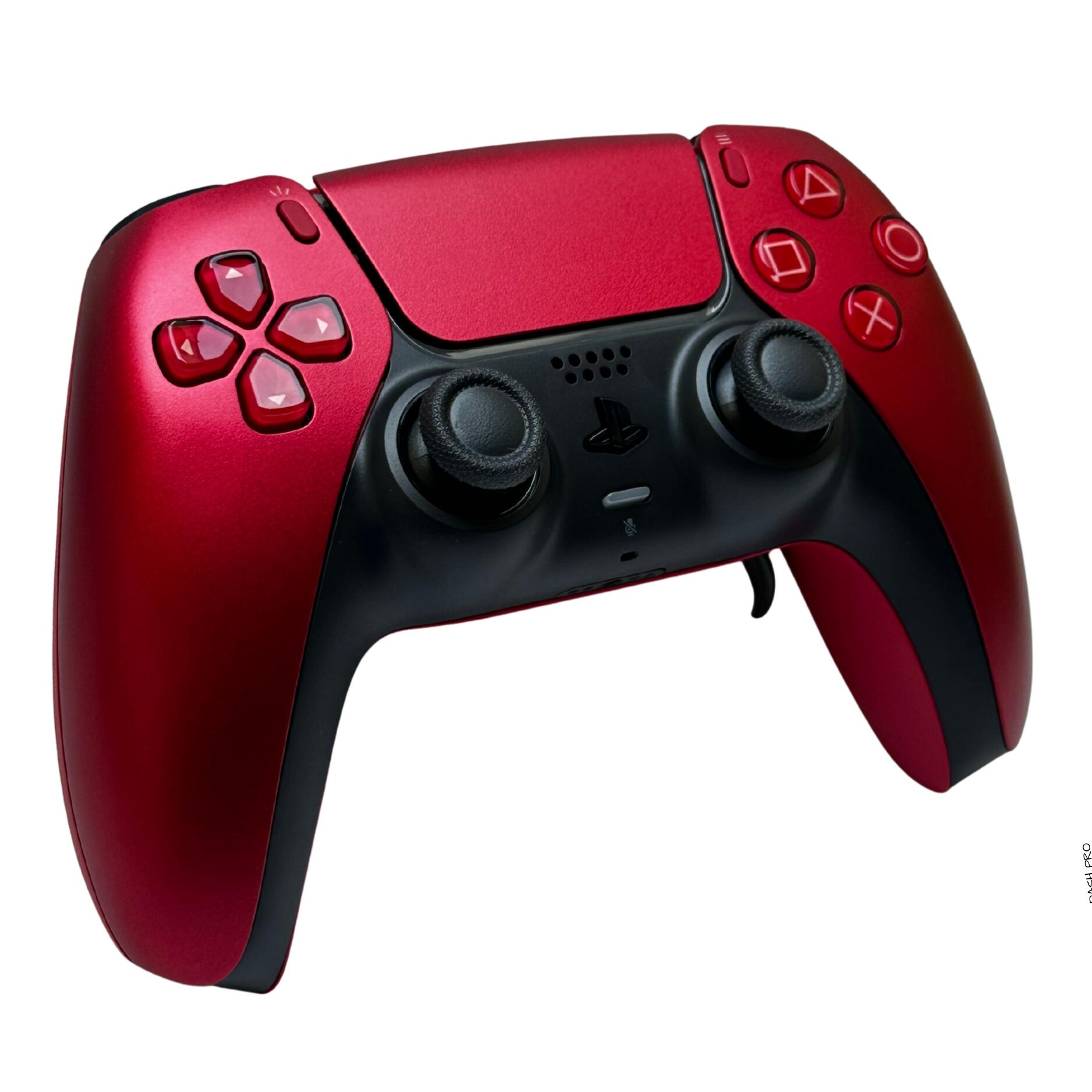 Comprar Controle Dualsense Ps5 - Volcanic Red C/ Paddles Click Mouse ...