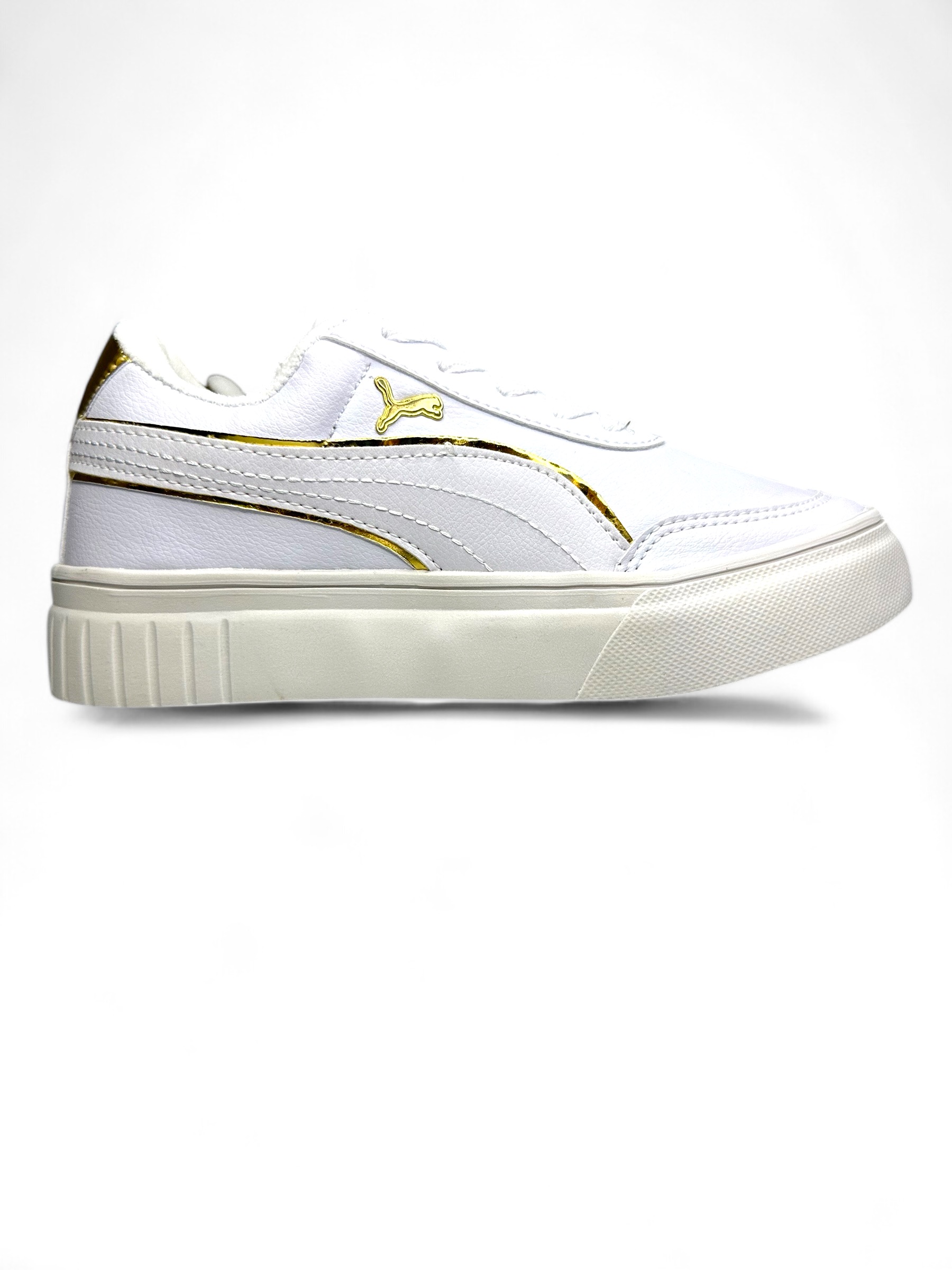 TÊNIS PUMA BRANCO DOURADO 34
