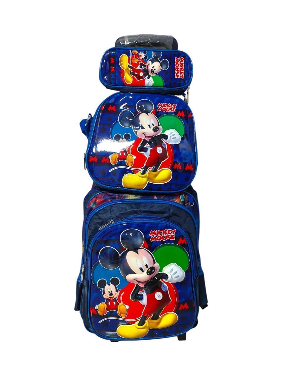 KIT MOCHILA DE RODINHA MICKEY