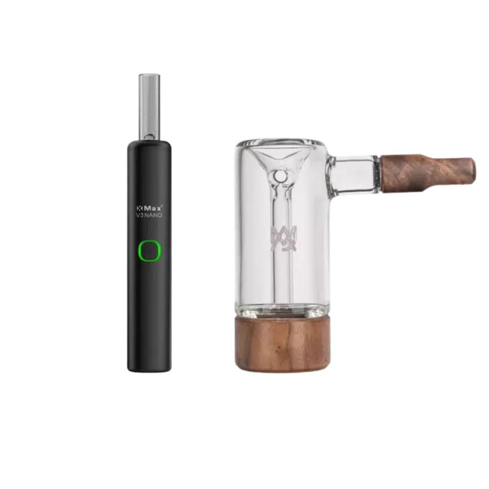 Kit Vaporizador De Ervas V3 Nano + Alpine Series Steamboat Bubbler