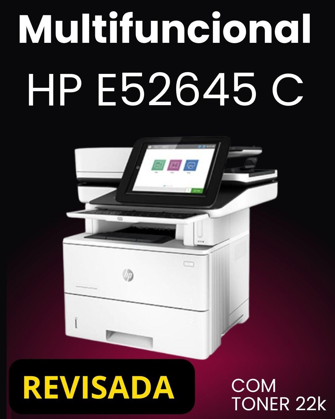 Comprar Impressora Multifuncional HP Laserjet MFP E52645C - REVISADA
