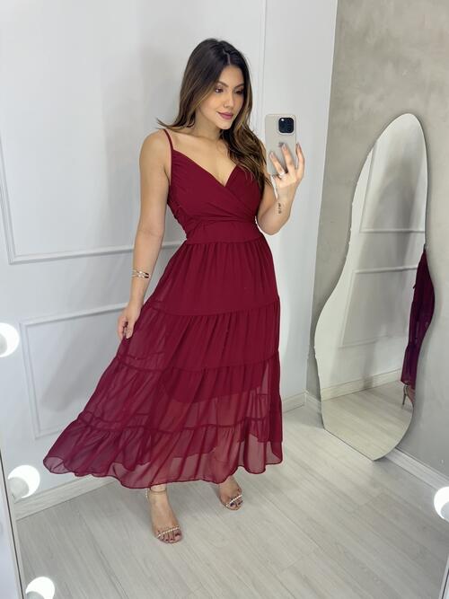 Marsala Cor De Sapato Para Vestido Vinho Dress Cor De Sapato Com - Main Image